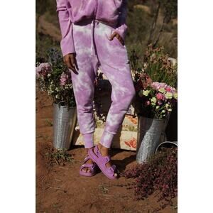 Bandier Juniper Jogger in Lavender Tie Dye